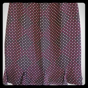 Talbots silk pencil skirt